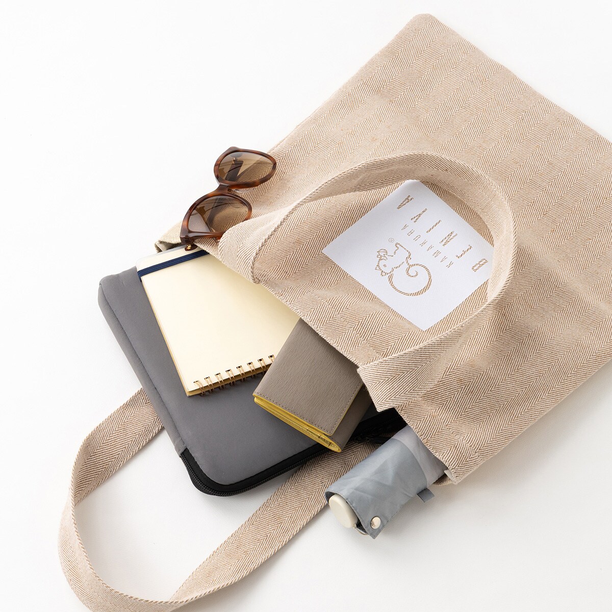 「おでかけトート」使用例