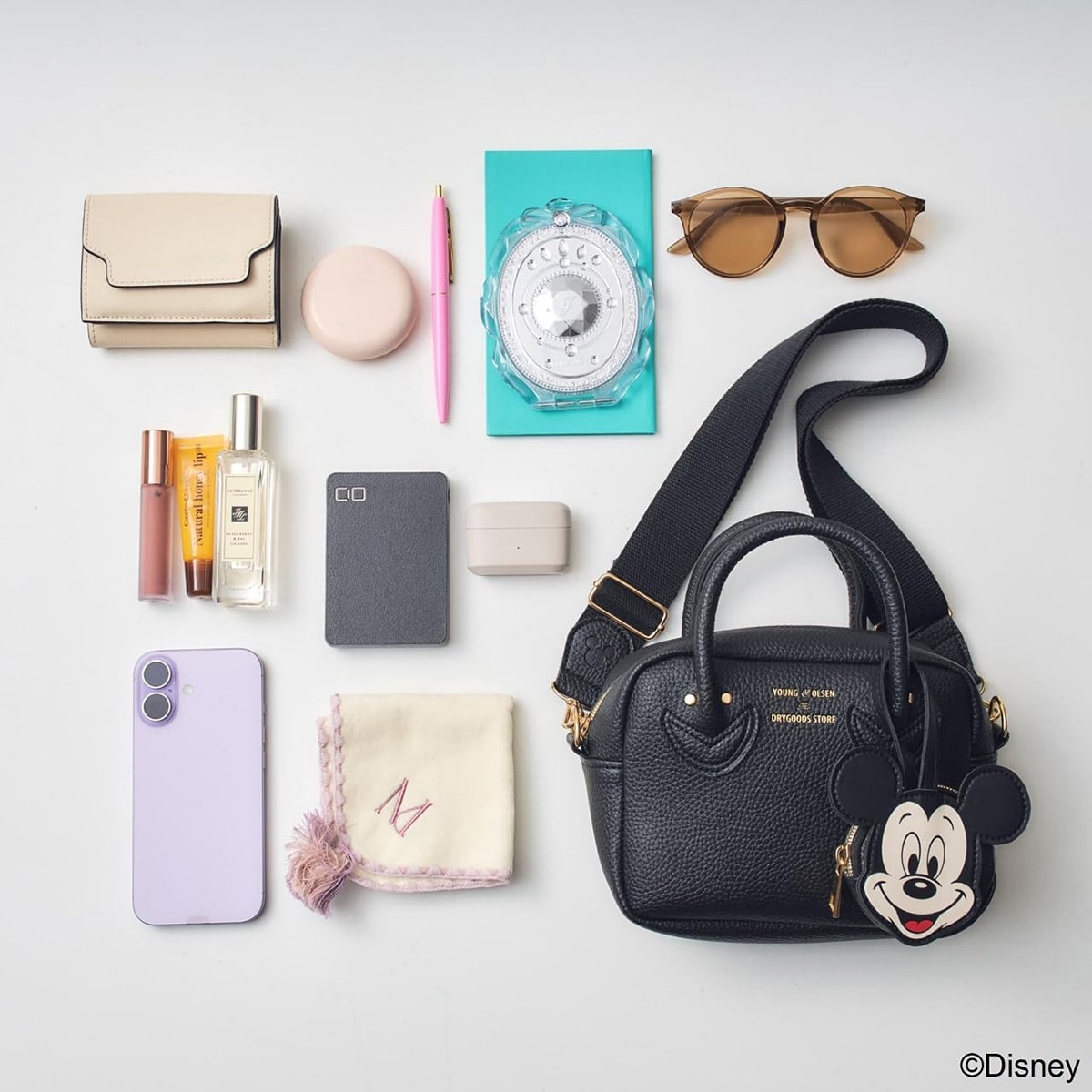 ショルダーバッグ、フェイスチャームポーチ