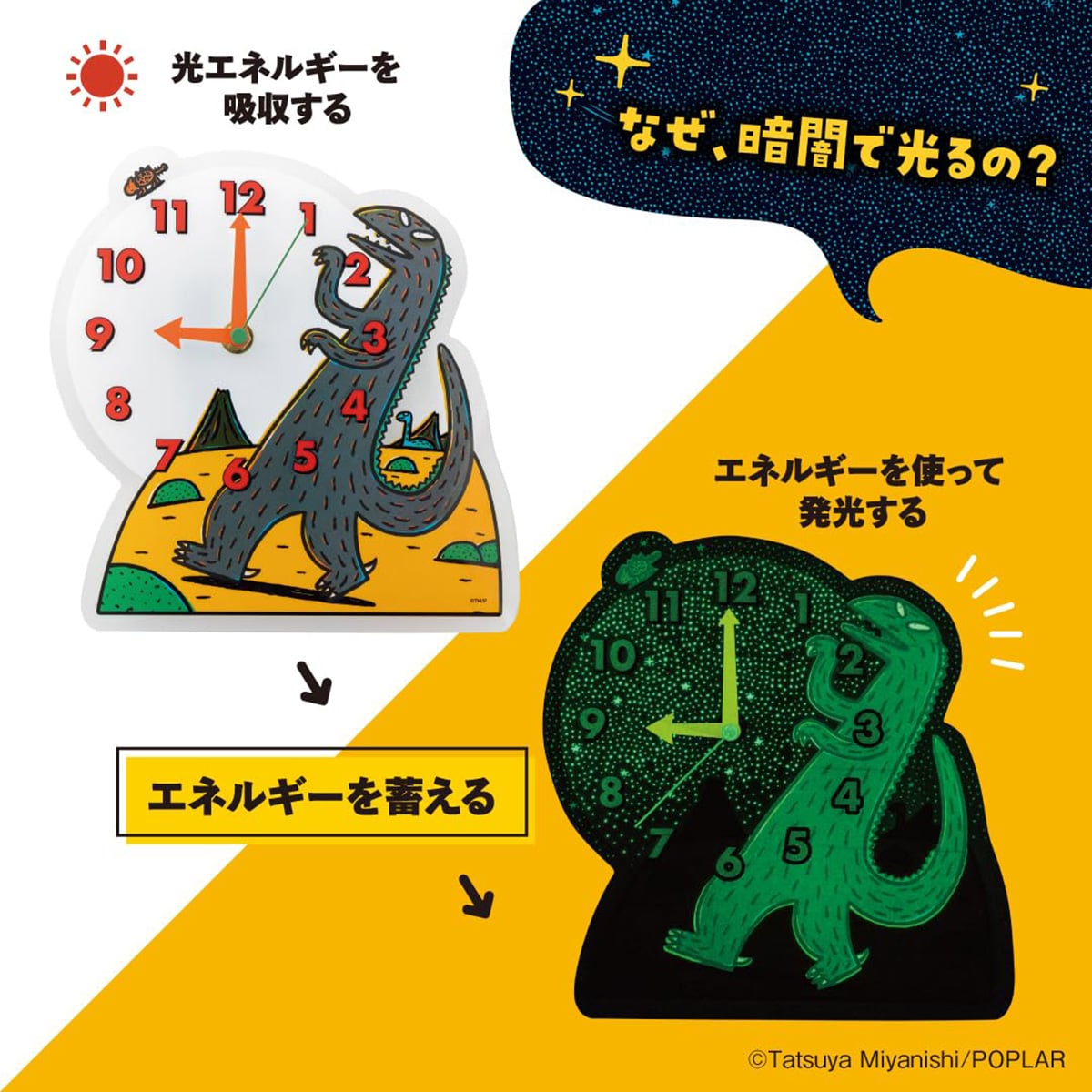 アクリル時計