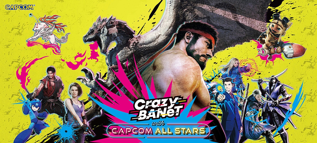 人気キャラクターをテーマにした大型フィジカルアクティビティ「Crazy BANeT with CAPCOM ALL STARS」