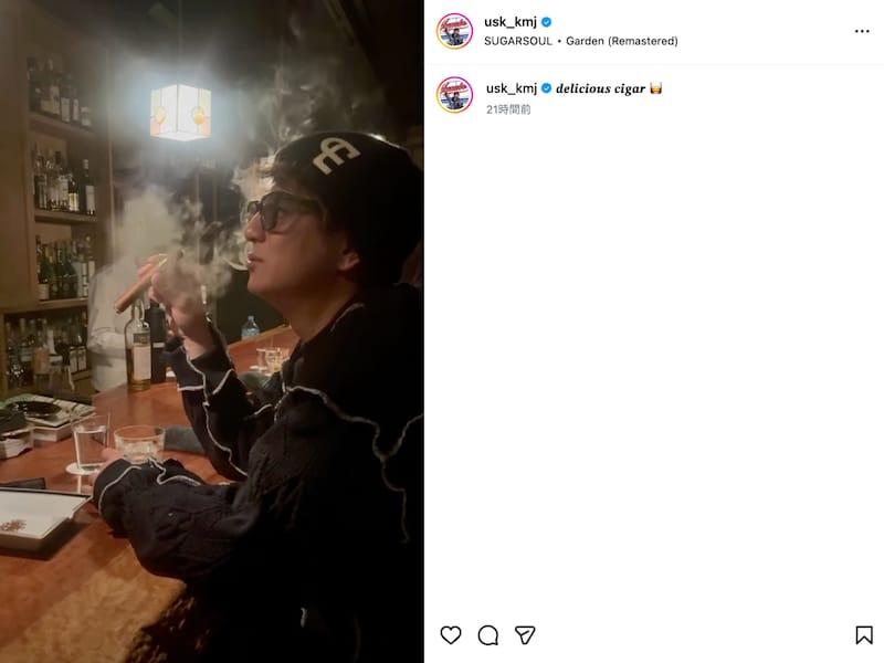 画像出典：上地雄輔さん公式Instagram（@usk_kmj）