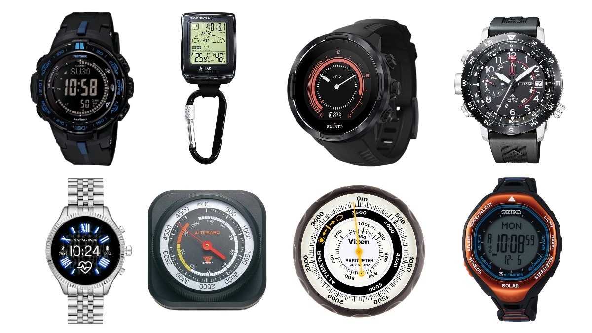 高度計のおすすめ人気ランキング18選｜登山に便利な腕時計タイプもご紹介