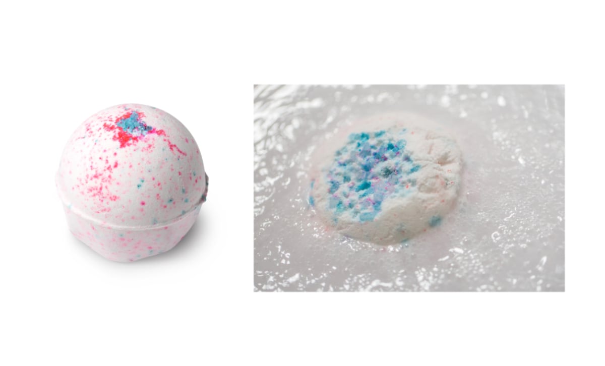 「エクイティ（バスボム）旧；桜日記」（画像出典：LUSHプレスリリースより）