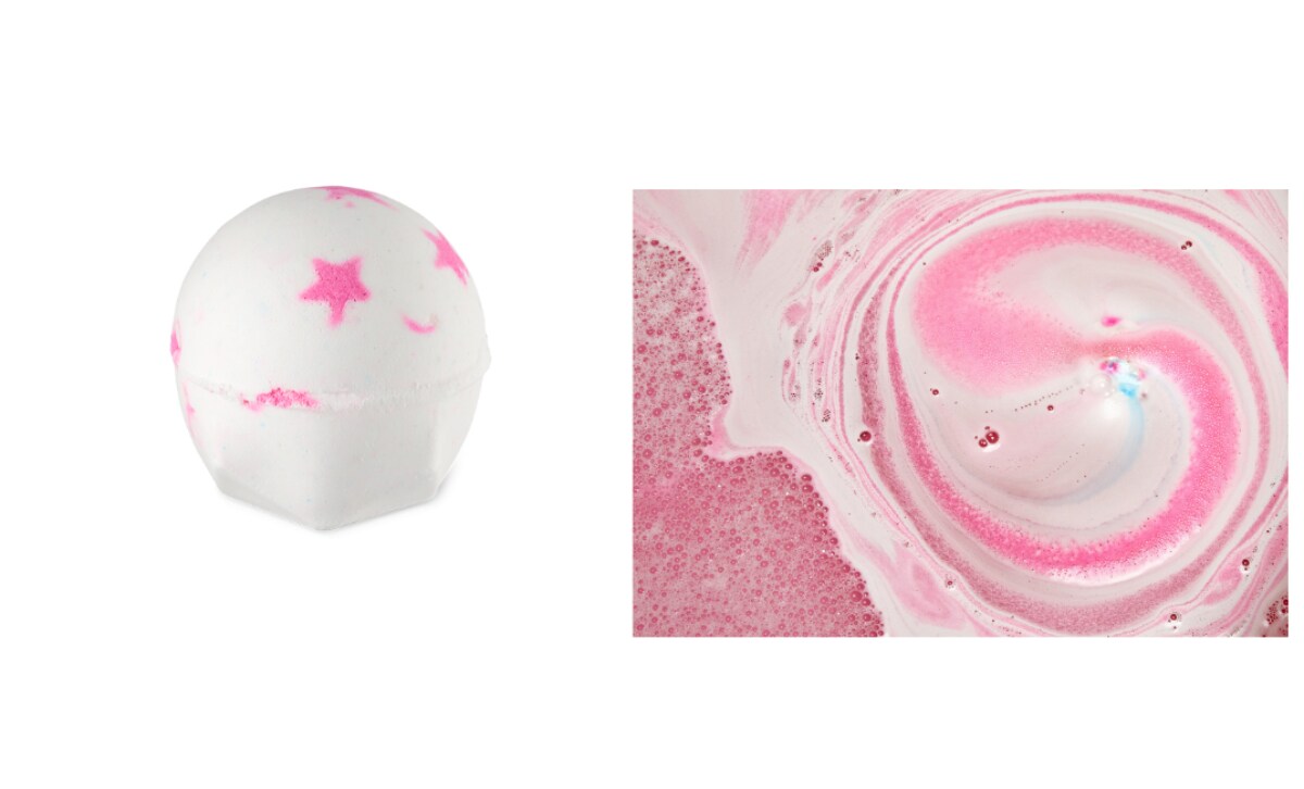 「インクルージョン（バスボム）旧；アメリカン・クリーム ボム」（画像出典：LUSHプレスリリースより）