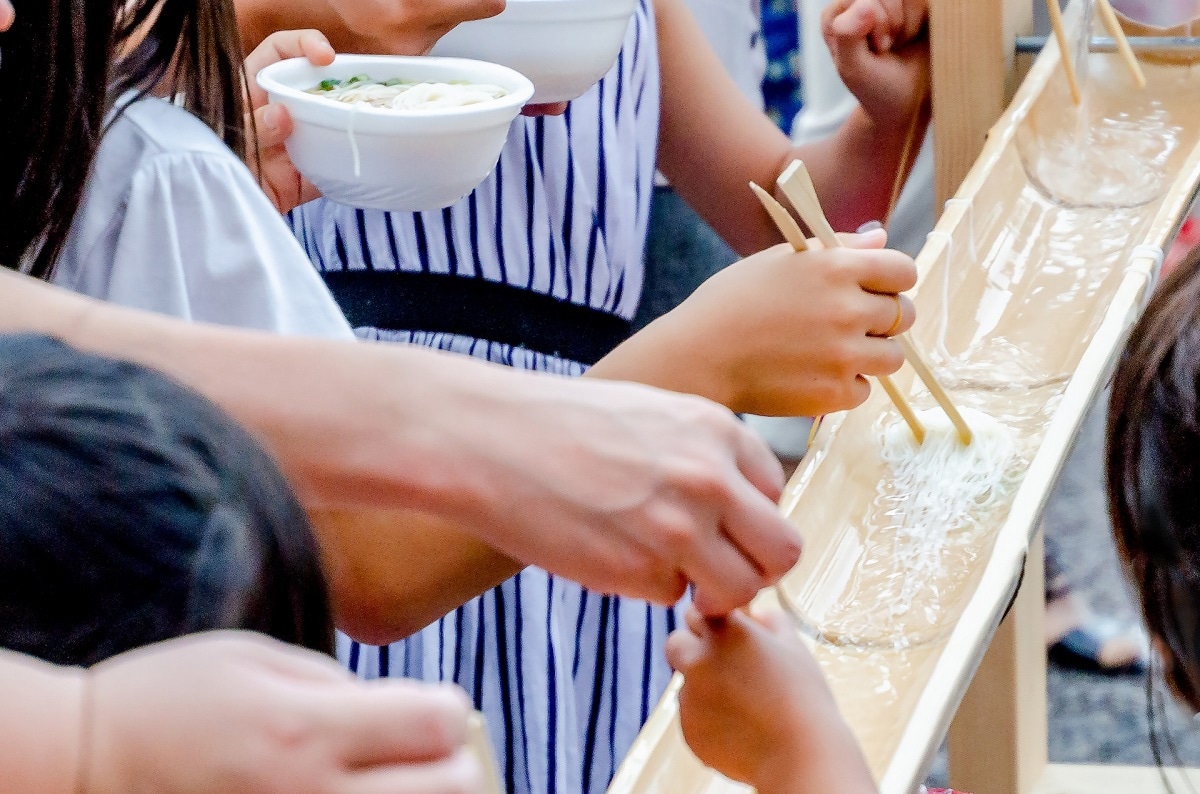 宮崎県高千穂町から生まれた「流しそうめん」