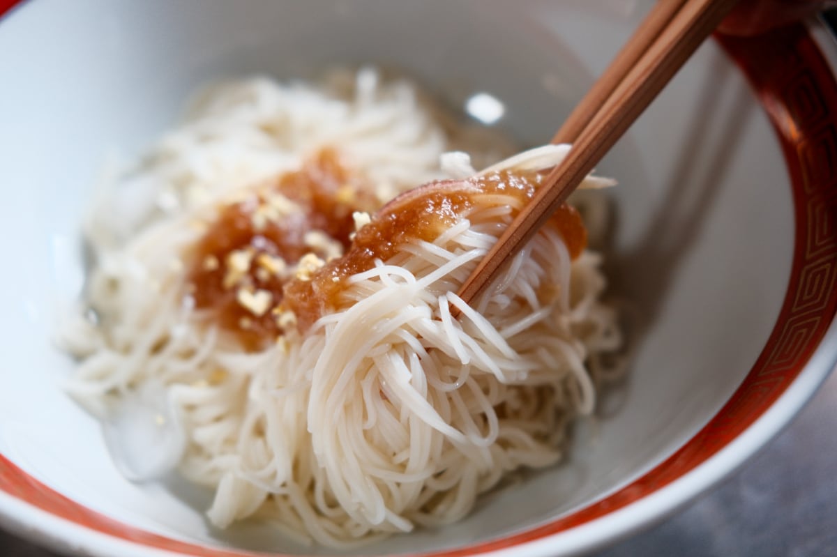 冷やし麺つゆ柚おろし