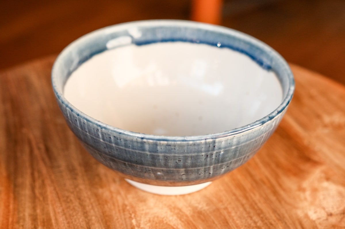 「美濃焼 5寸丼 藍釉」税込1,790円