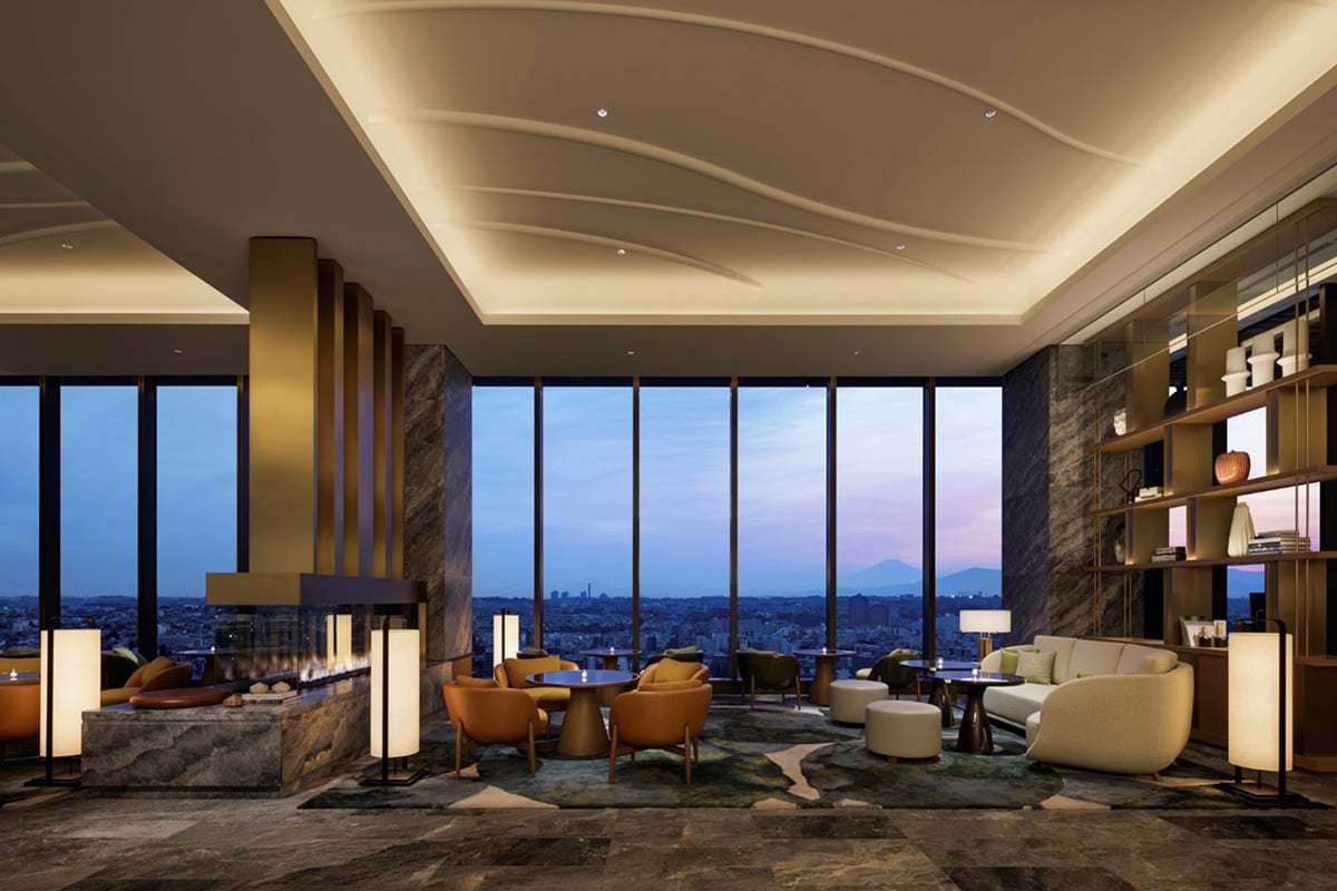 ホテル最上階である23階に位置する「ロビーラウンジ」（提供画像）