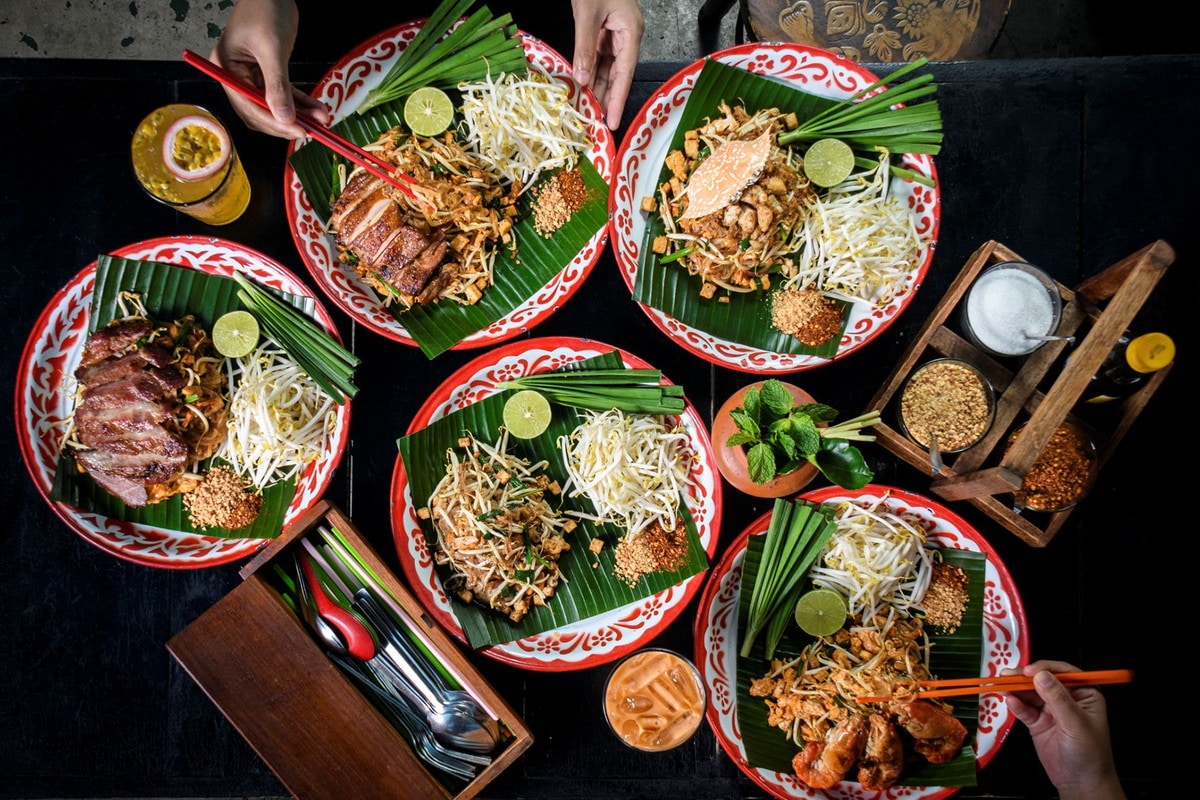 「BAAN PHADTHAI」を代表する5種類のパッタイ（提供画像）