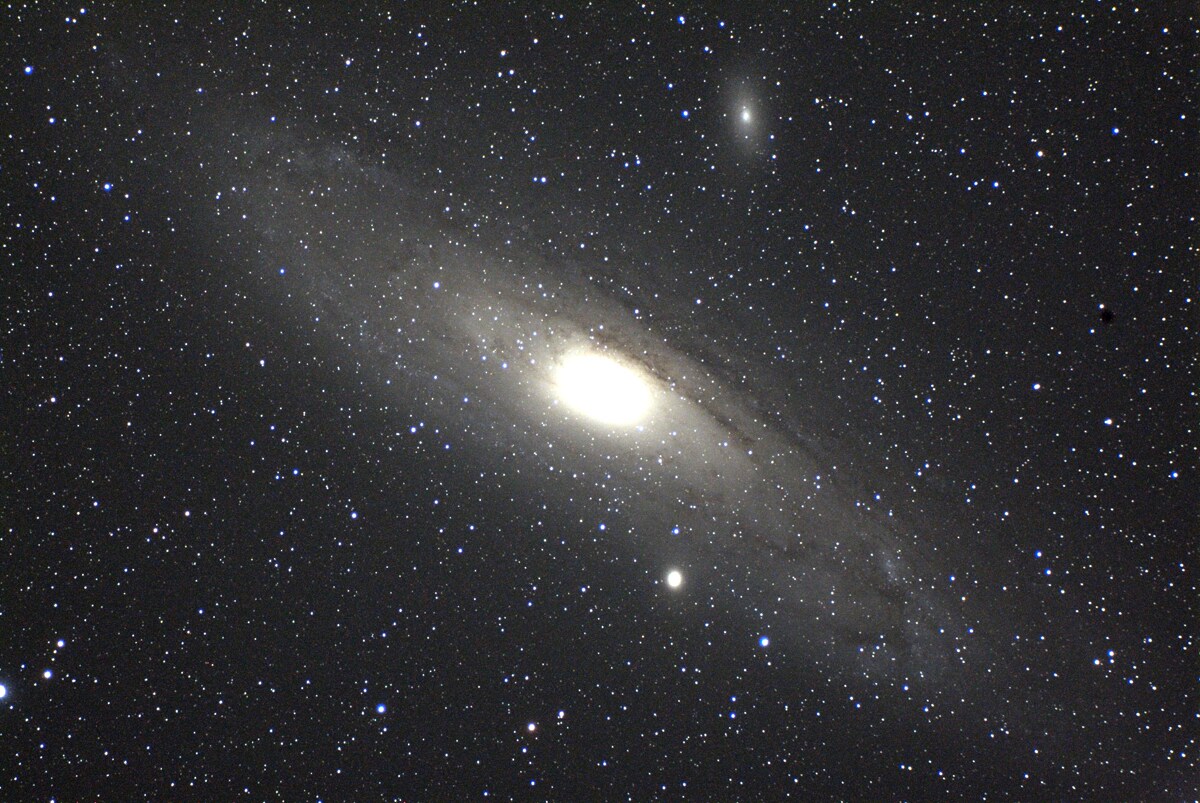 「M31（アンドロメダ大星雲）」を撮影した天体写真（画像提供：Vixen）