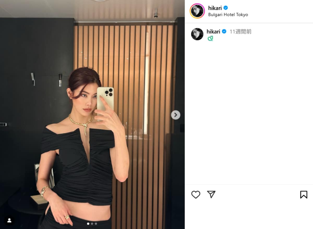 画像出典：森星さん公式Instagram（@hikari）