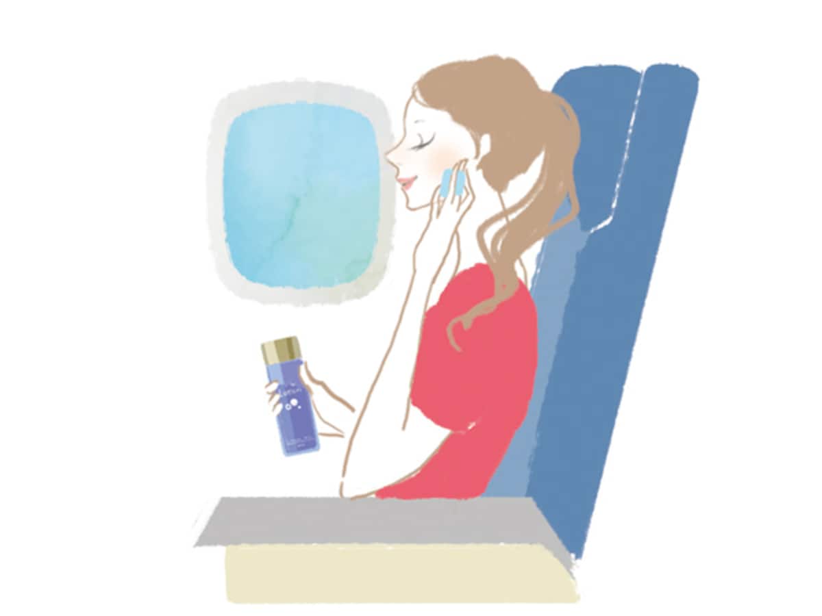 飛行機の中でメイクは落としたほうがいいの？ [山本浩未のきれいのソース] All About