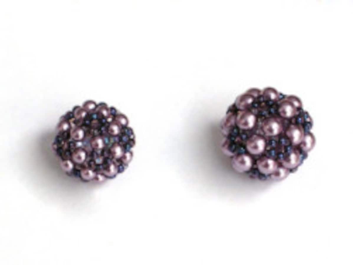 ビーズボールの花編みの作り方！アクセサリー簡単レシピ [ビーズ] All