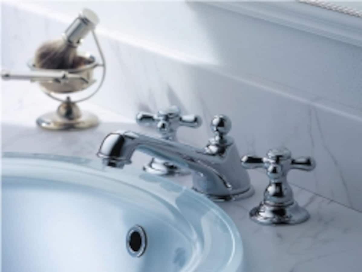 銭湯や宿泊施設に最適 自動で止まるセルフストップ付バス水栓 シャワーなしタイプ - その他