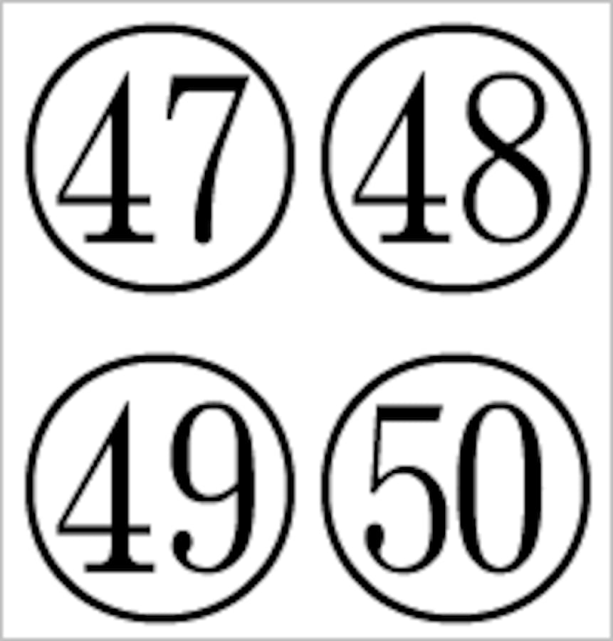 まる〇ページ 丸数字は50まで、51以上をWordで作る方法とコピペ用の丸数字51
