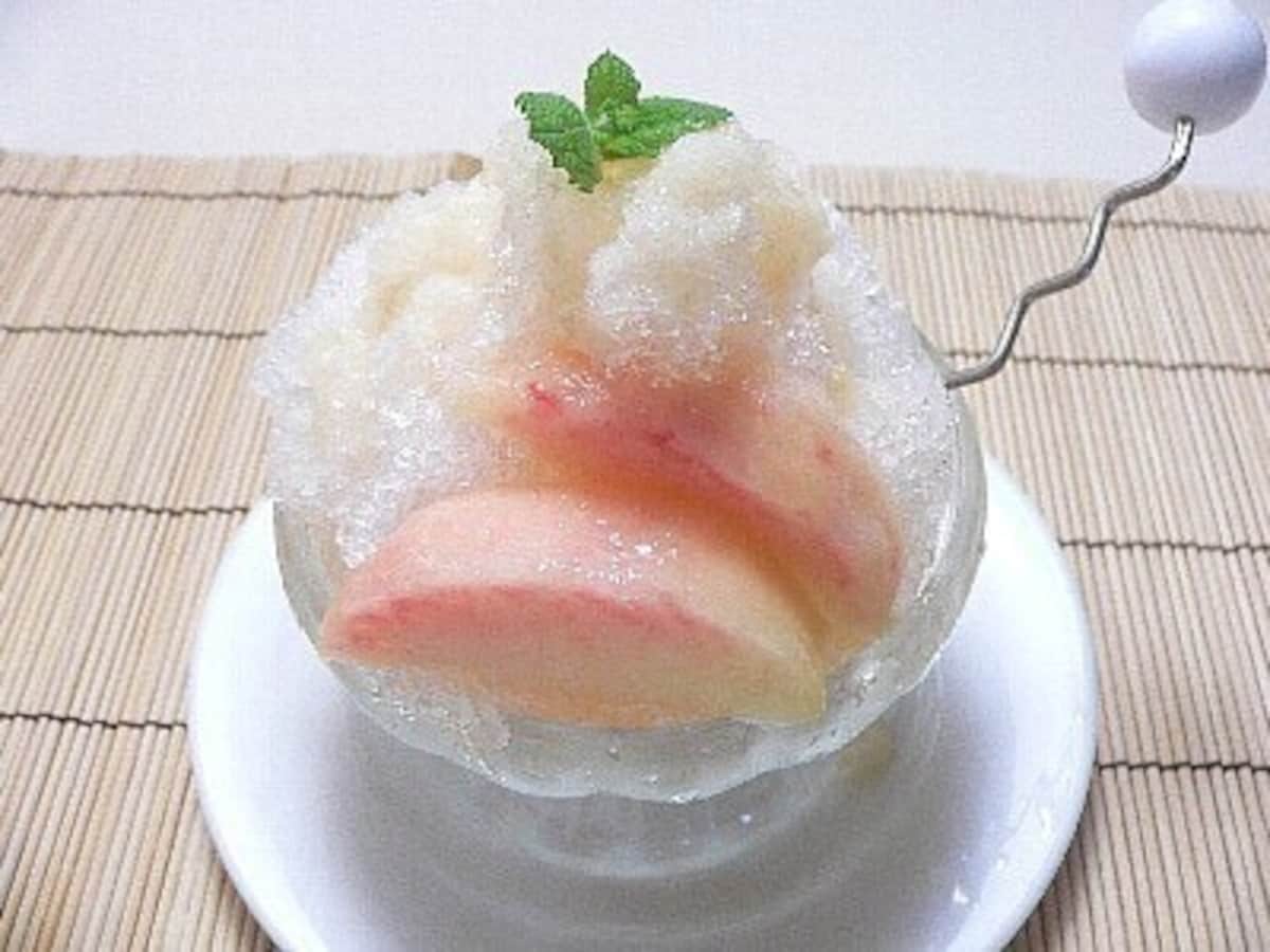 ピーチかき氷レシピ 季節のフルーツで簡単 毎日のお助けレシピ All About