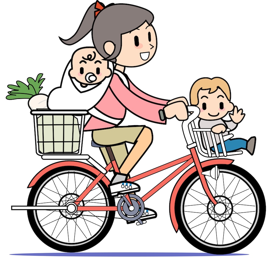 抱っこ紐やおんぶで自転車に乗るのはokか 子供乗せ自転車 All About