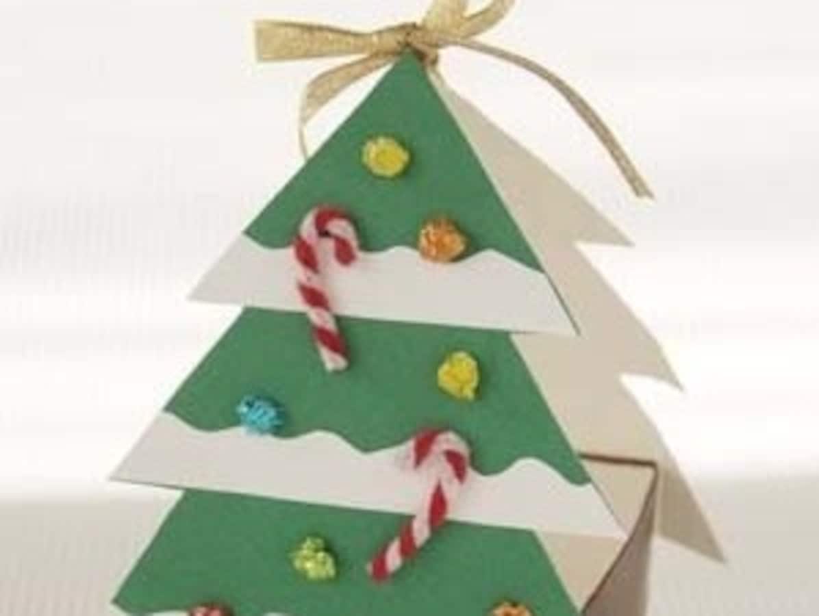 クリスマスツリーのプレゼントボックス工作 牛乳パックでの作り方 工作 自由研究 All About