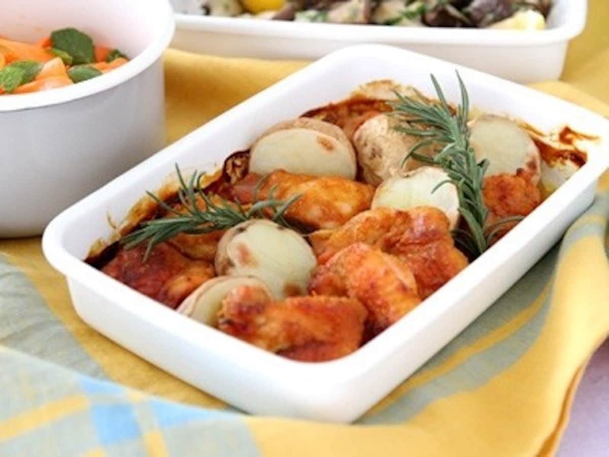 混ぜて焼くだけ 鶏もも肉の簡単タンドリーチキンレシピ 簡単スピード料理 All About 混ぜて焼くだけ 鶏もも肉の簡単タンドリーチキンレシピ 簡単スピード料理 All About