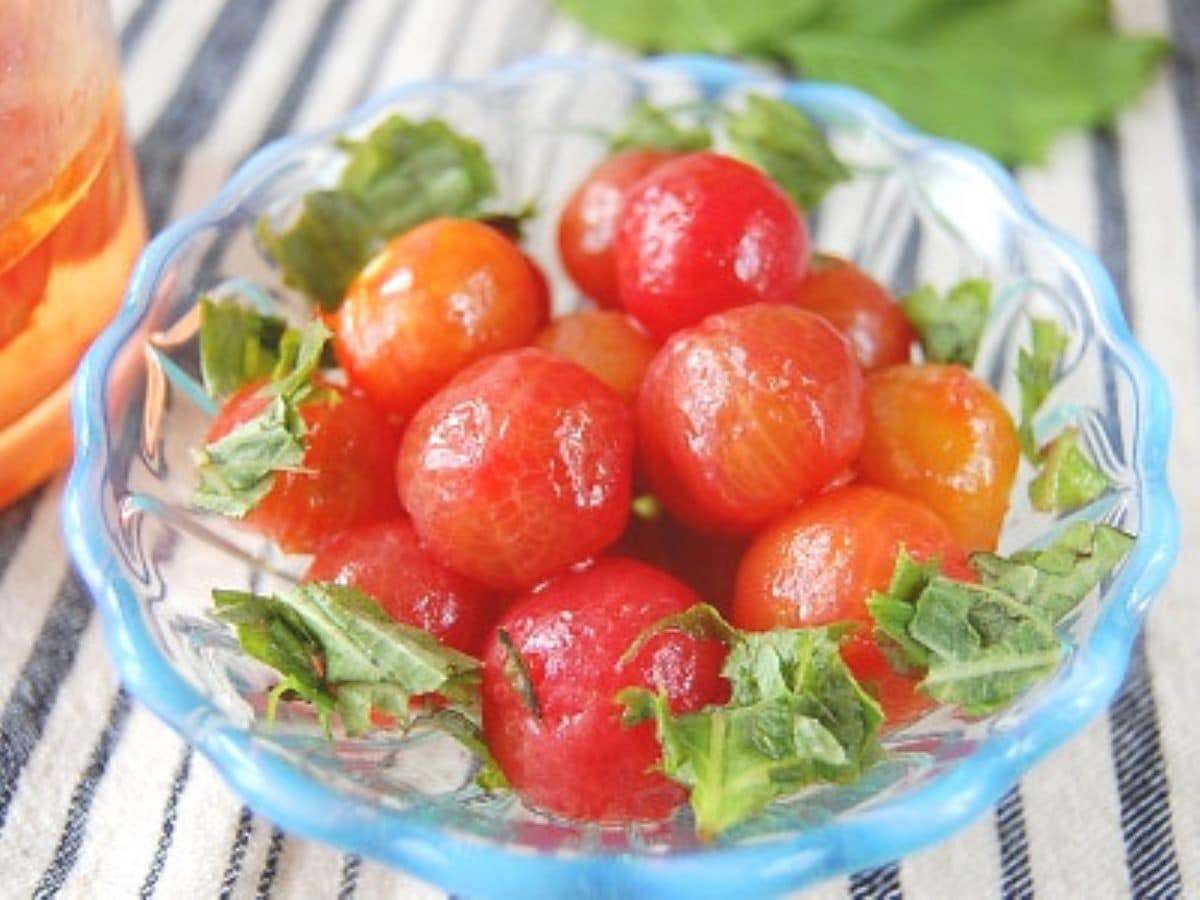ミニトマトの湯むき プチトマトのはちみつマリネのレシピ 毎日の野菜 フルーツレシピ All About