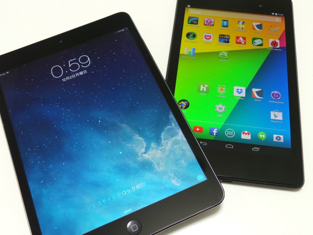 詳細比較】iPad miniとNexus 7、どっちがいい？ [タブレットPC] All About