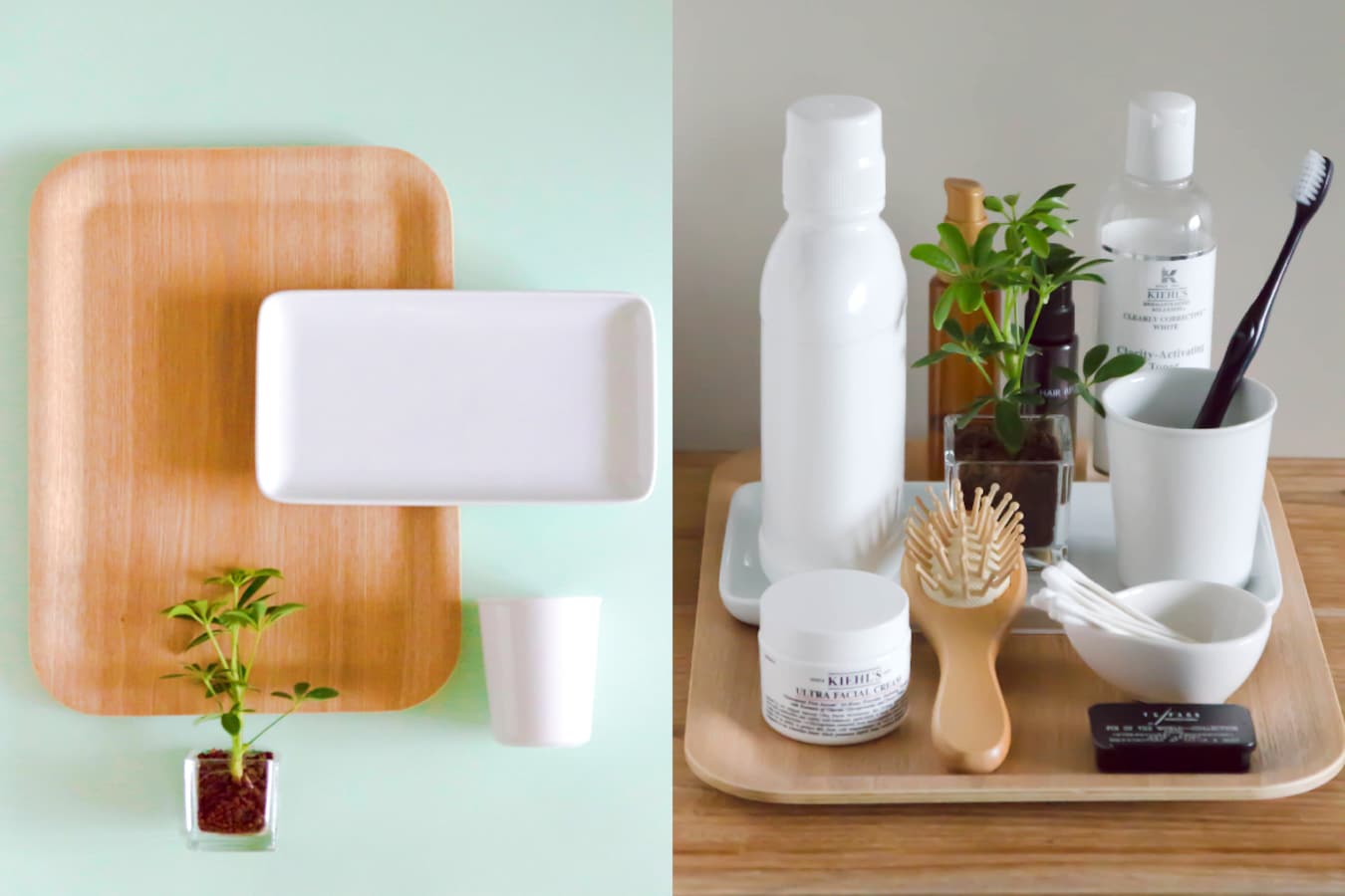 無印良品のトレーで洗面所を整える [家具・インテリア] All About