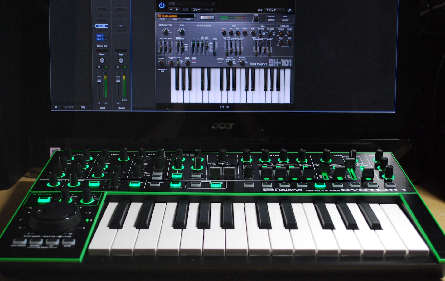 Roland 厚い TB-3 AIRA ベース・シンセサイザー