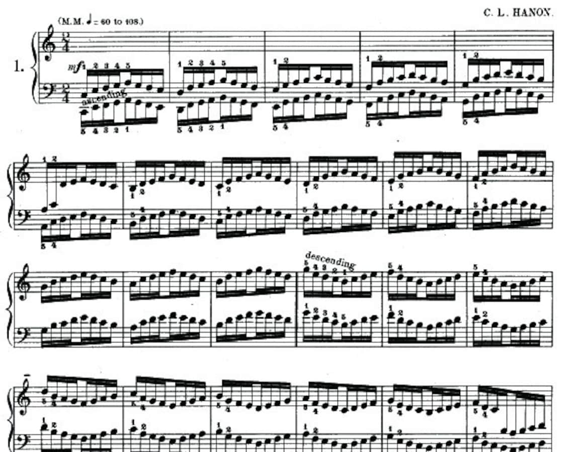 ハノン楽譜の練習方法 ピアノ基礎練習教材としてのメリットと活用法