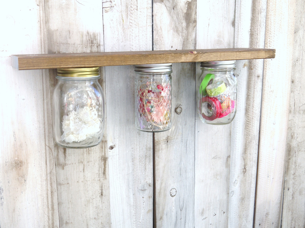 メイソンジャーで簡単diy キッチン収納の作り方 Diy 日曜大工 All About メイソンジャーで簡単diy キッチン収納の作り方 Diy 日曜大工 All About