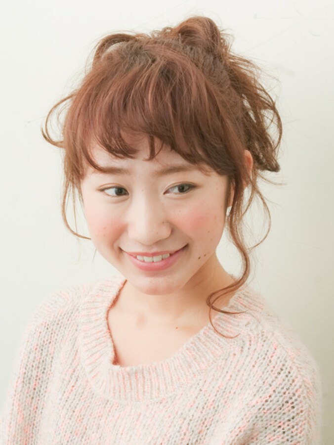 ニットに似合うポニーテールヘアアレンジ ヘアアレンジ All About