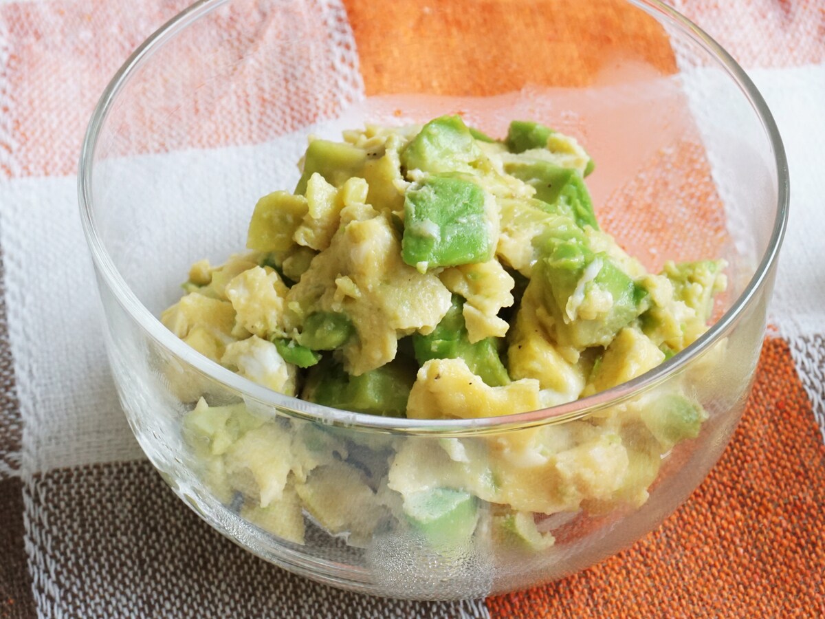 スチームケースで アボカド入りスクランブルエッグ 簡単一汁三菜レシピ All About