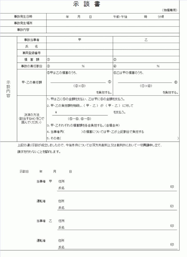 社会生活トラブル 合意書・示談書等作成マニュアル｜商品を探す