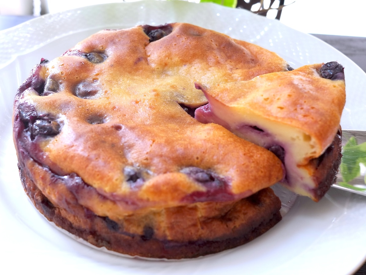 水切りヨーグルトで作る 簡単ブルーベリーチーズケーキのレシピ 簡単お菓子レシピ All About