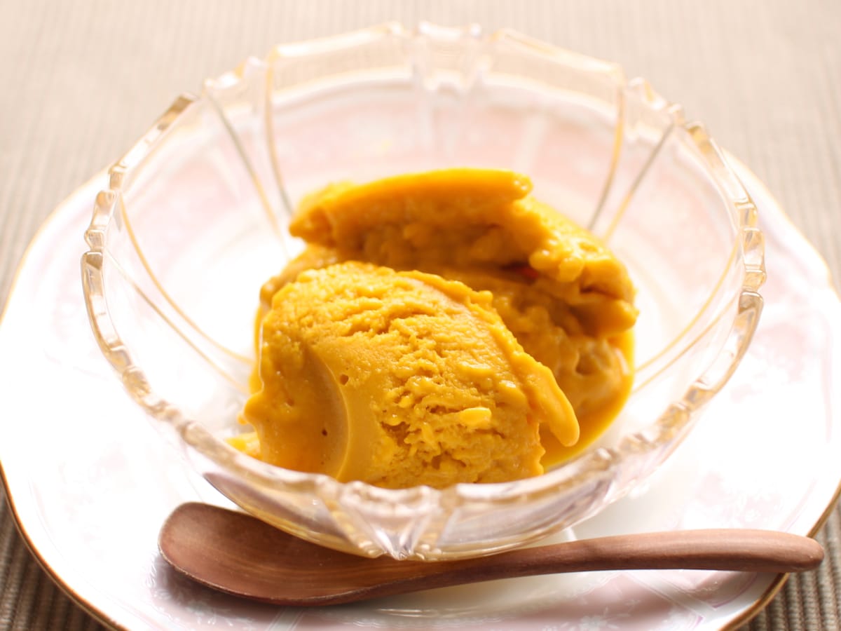 かぼちゃアイスの作り方 卵 生クリーム不使用のお菓子レシピ ダイエットレシピ All About