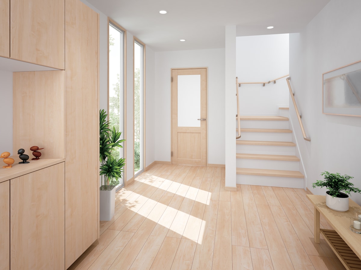 ダイケン フローリング材 ハピアフロアTM ミルベージュ 8畳分