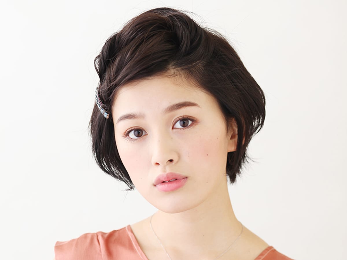 ショートヘア オシャレ度アップの変形ポンパドール 結婚式 パーティーヘアアレンジ All About