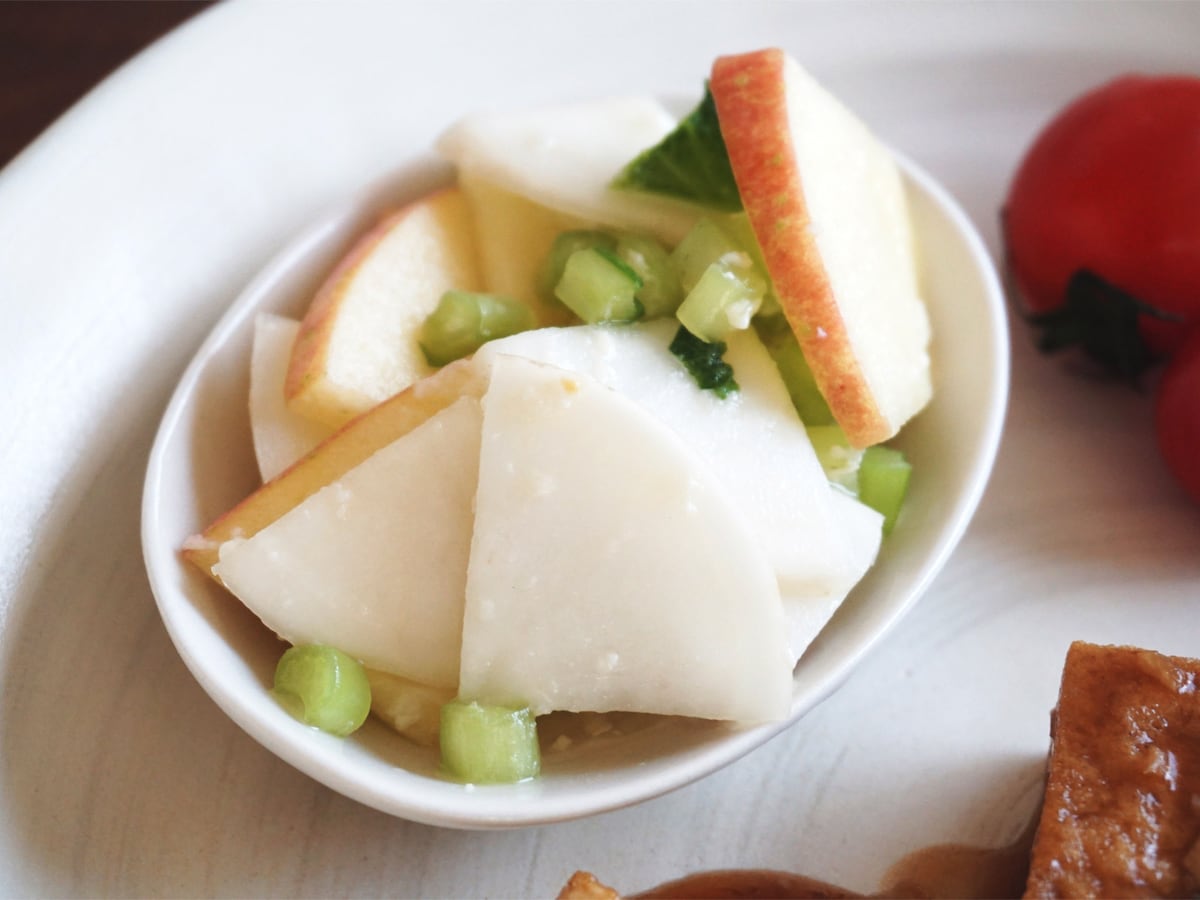 甘さと塩味が好相性 りんごとカブの塩麹漬け 簡単一汁三菜レシピ All About