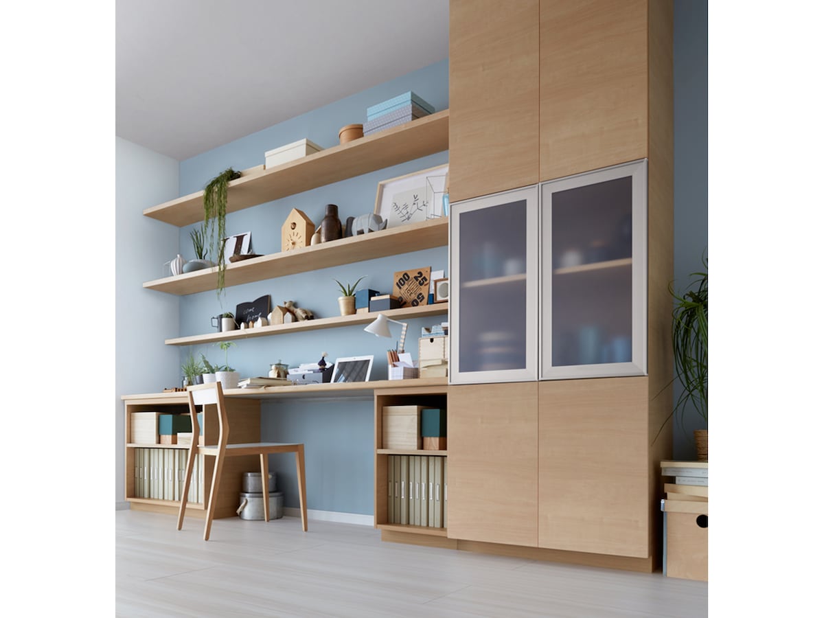 収納インテリア 楽天市場】魅せて隠す収納！ディスプレイラック2個セット（本棚