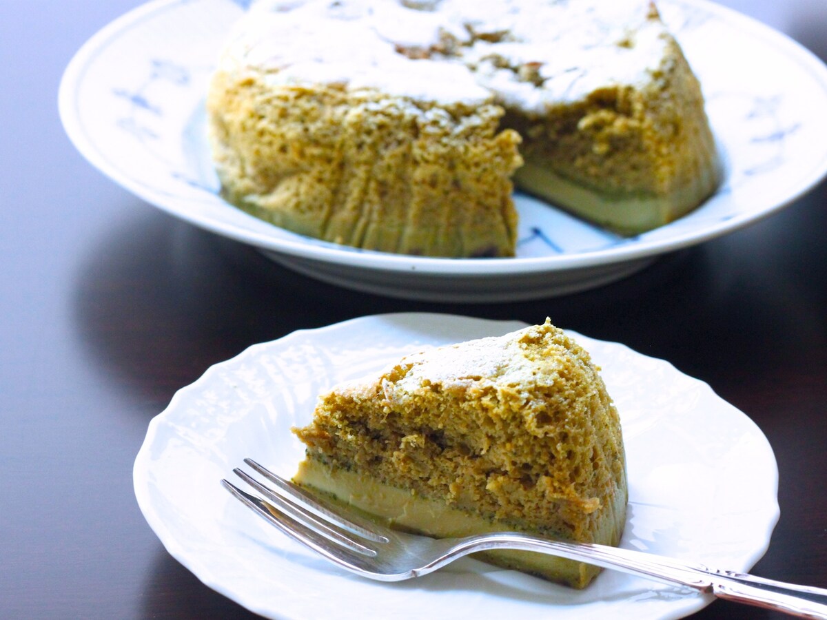 焼くだけ簡単 3層で抹茶を楽しめるマジックケーキ 簡単お菓子レシピ All About
