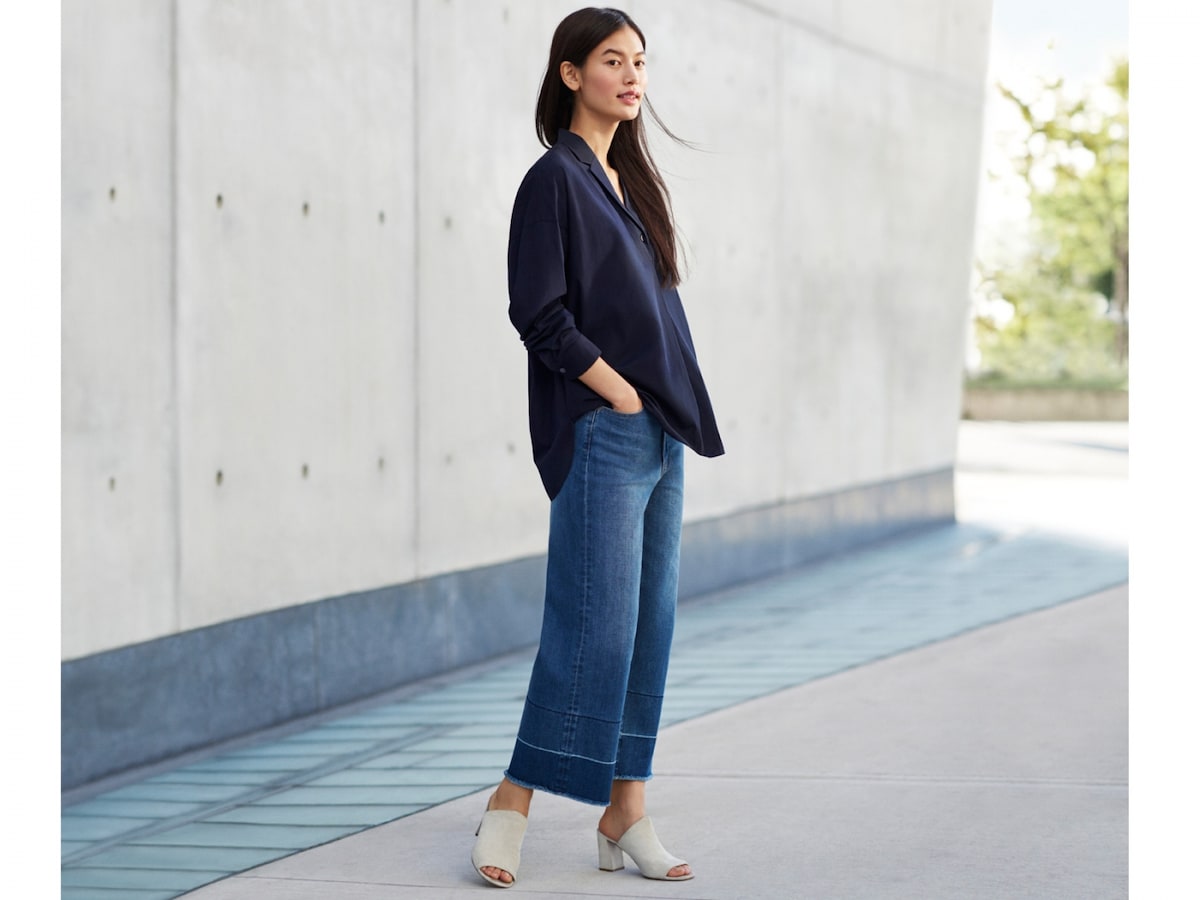 デニム GUレディース パンツ オシャレ 可愛い トレンド 綺麗目 カジュアル GU公式 | ジーンズ・デニムパンツ(レディース)