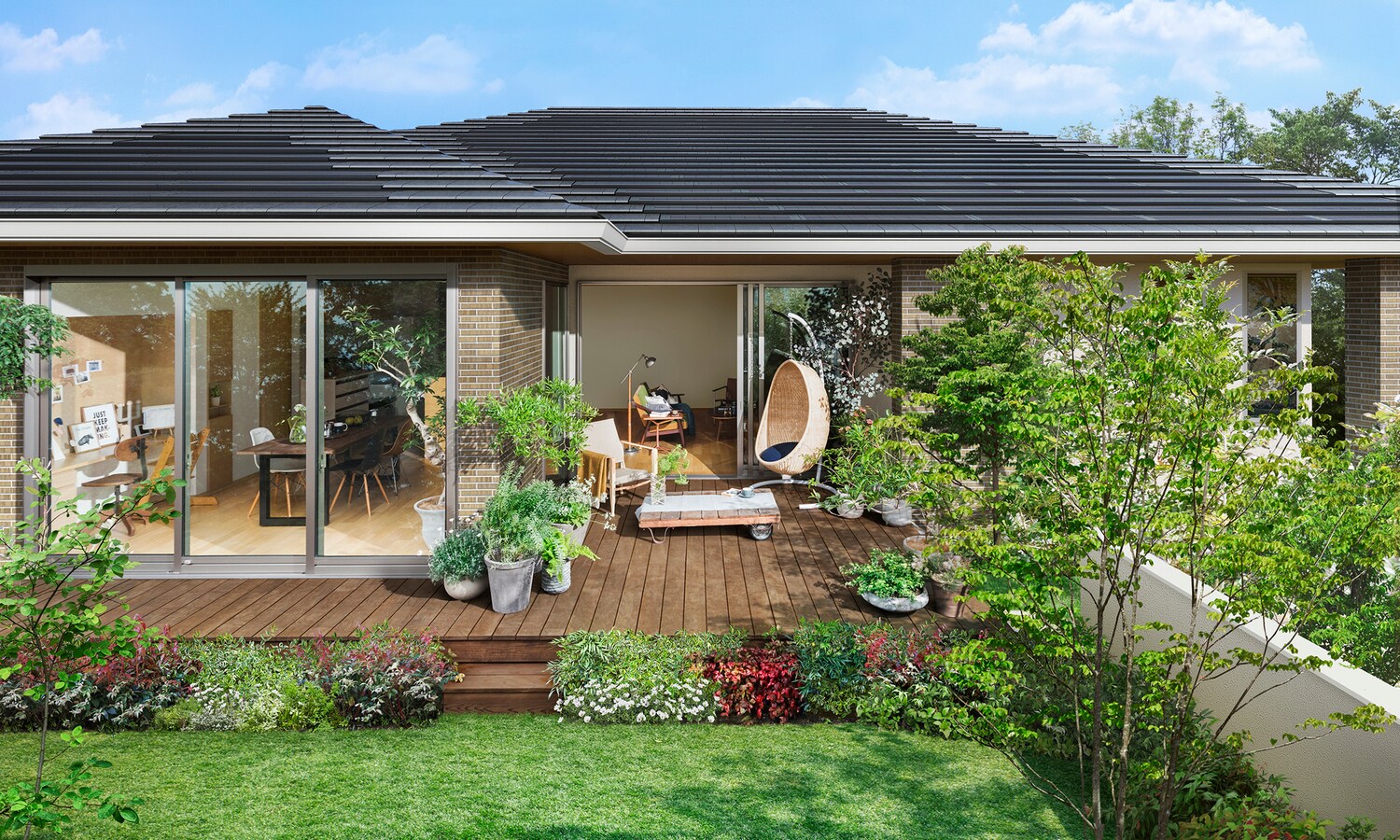 子育て世代に最適 平屋 ウッドデッキの住み心地 木造住宅 木の家 All About