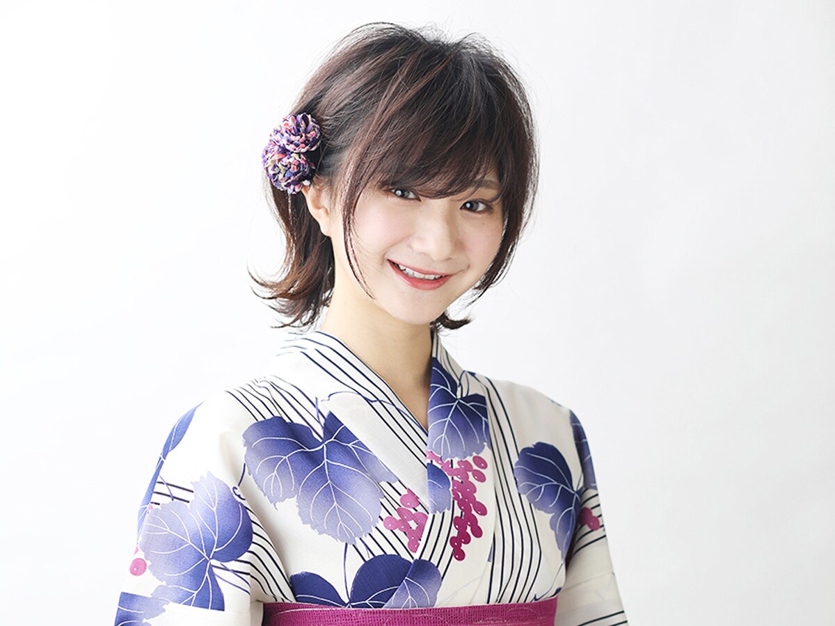 ボブ浴衣・ひし形シルエットの簡単ヘアアレンジ [浴衣ヘアアレンジ] All About
