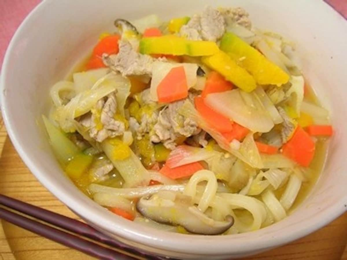 ひもかわうどんを市販で ほうとう風味噌煮込みうどんレシピ 毎日の野菜 フルーツレシピ All About