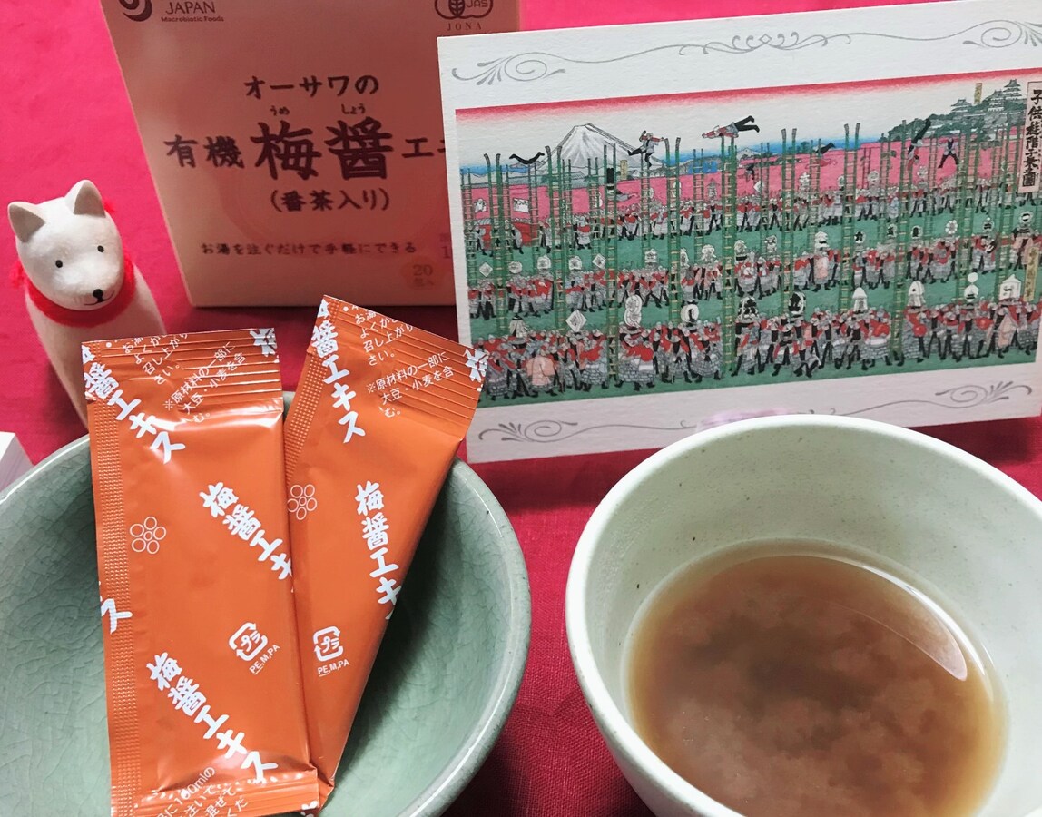 公式】 オーサワの有機梅醤エキス 番茶入り 分包 180g 9g×20袋