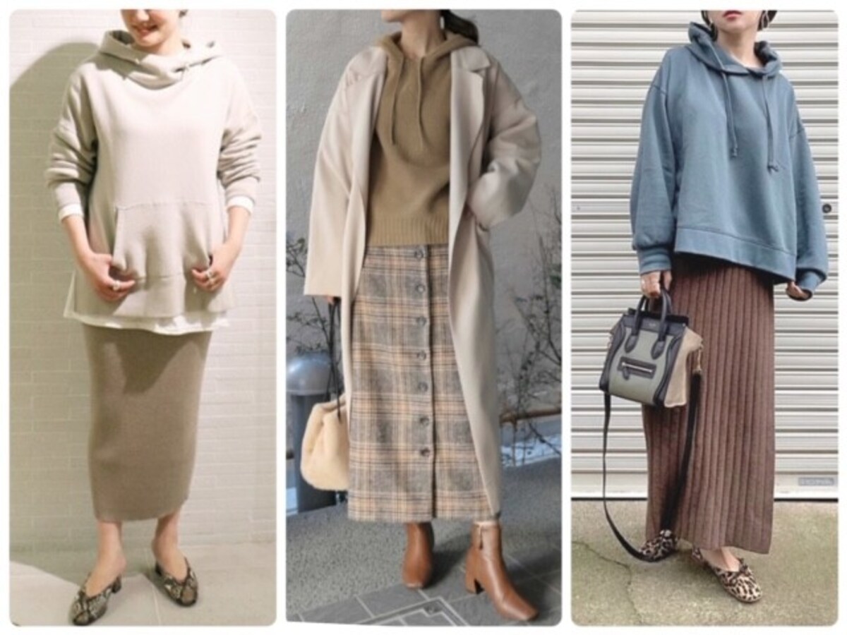 旬アイテム！プルオーバーパーカーを大人女性がおしゃれに着るコツ [レディースファッション] All About