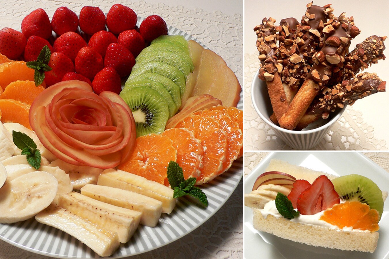 オープンフルーツサンドと パン耳 ポッキーチョコ 毎日のお助けレシピ All About