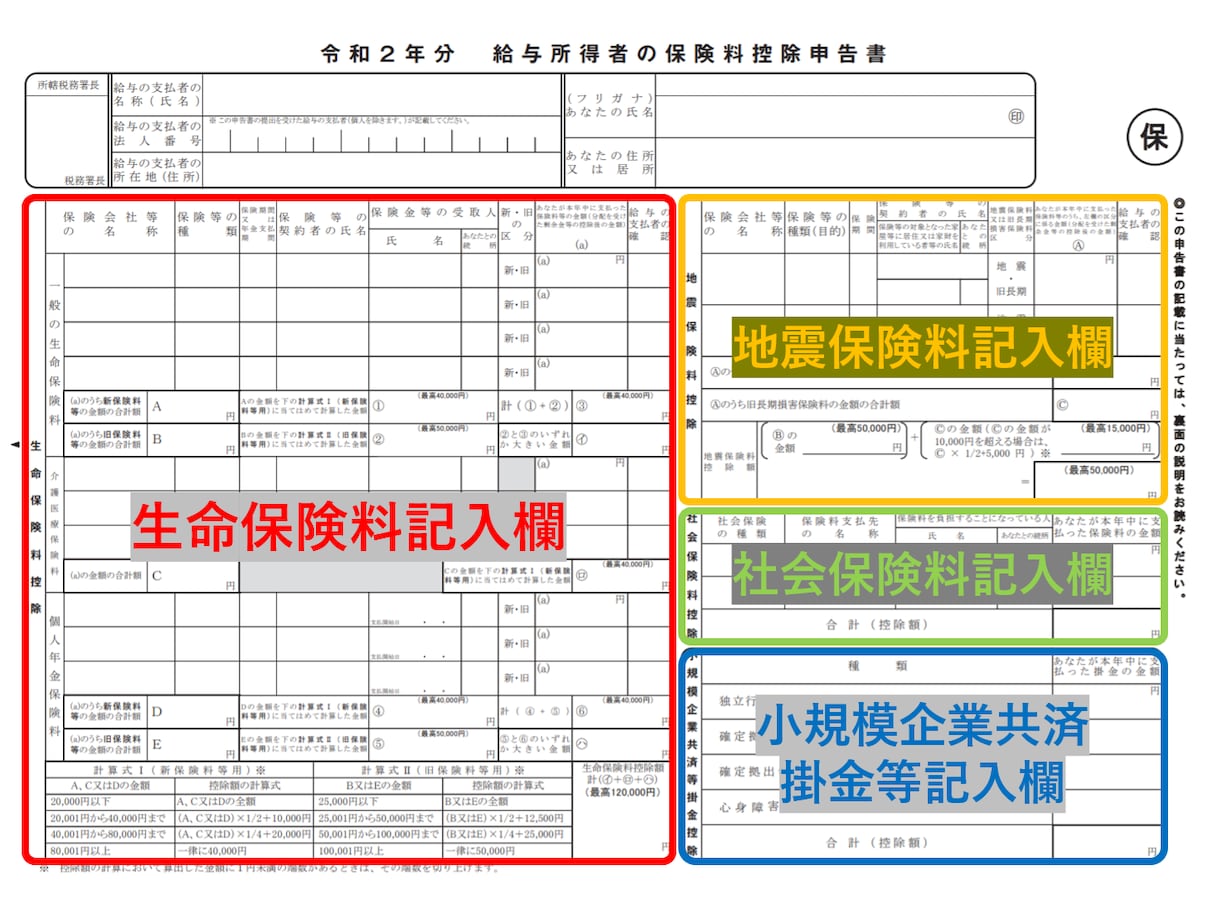 年末調整 給与所得者の保険料控除申告書の書き方 年 令和2年 年末調整 All About 年末調整 給与所得者の保険料控除申告書の書き方 年 令和2年 年末調整 All About