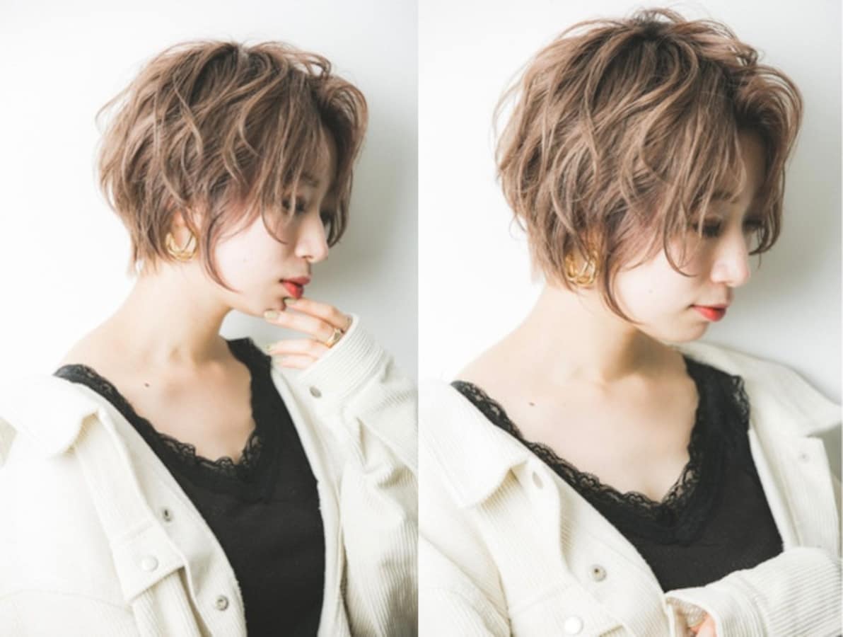 大人の色気を引き出す かきあげバング ショート3選 ヘアスタイル 髪型 All About