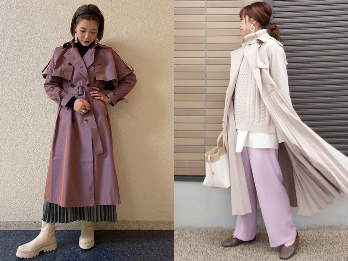 使用1回のみ！】トレンチコート 春色スプリングコート ジャケット  