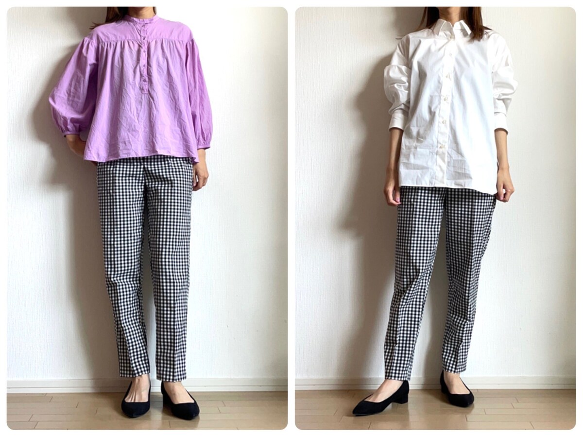 Zaraの4990円ギンガムチェックパンツで夏の大人コーデ レディースファッション All About Zaraの4990円ギンガムチェックパンツで夏の大人コーデ レディースファッション All About